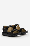 Sporty Women's Sandals with Triple Hook-and-Loop Closure