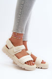 Stylish Platform Sandals with Velcro for Summer Comfort