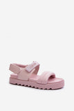 Stylish Platform Sandals with Velcro for All-Day Comfort
