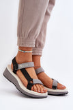 Stylish Women's Velcro Platform Sandals for Summer Comfort