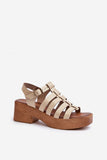 Elegant Adjustable Leather Sandals for Summer Comfort
