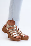 Elegant Adjustable Leather Sandals for Comfortable Summer Wear