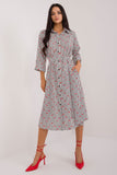 Elegant Midi Shirt Dress with Flared Cut and Pockets