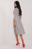 Elegant Midi Shirt Dress with Flared Cut and Pockets