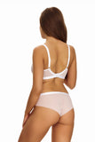 Elegant Lace Soft Cup Bra for Curvy Comfort