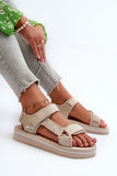 Comfortable Women's Velcro Platform Sandals for Summer