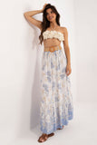Colorful Ruffle Maxi Skirt for Everyday Comfort