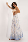 Colorful Ruffle Maxi Skirt for Everyday Comfort