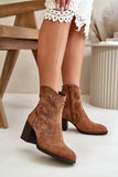 Elegant Women's Zipper Boots with Slim Heel for Style & Comfort