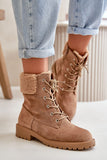 Stylish Eco Suede Ankle Boots with Insulated Comfort