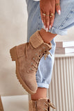 Stylish Eco Suede Ankle Boots with Insulated Comfort