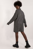 Soft Acrylic-Wool Blend Turtleneck Dress for Everyday Wear