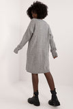 Cozy Knee-Length Dress with Classic Round Neckline