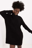 Cozy Turtleneck Mini Knitted Dress for Everyday Style