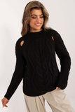 Soft Knit Women's Sweater with Classic Round Neckline