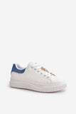 Eco-Leather Low Sneakers with Unique Lace Pins for Comfort