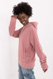 Cozy Women's Hoodie with Zipper Pockets and Adjustable Hood