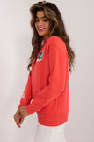 Insulated Women's Sweatshirt with Colorful Back Print