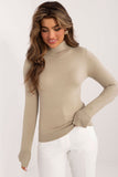 Smooth Texture Women's Turtleneck Sweater for Everyday Wear