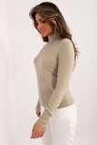 Smooth Texture Women's Turtleneck Sweater for Everyday Wear
