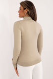 Smooth Texture Women's Turtleneck Sweater for Everyday Wear