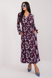 Eco-Friendly Maxi Shirt Dress with Elegant V-Neckline