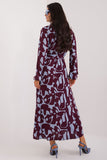 Eco-Friendly Maxi Shirt Dress with Elegant V-Neckline