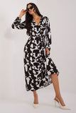 Eco-Friendly Oversized Shirt Dress with Elegant V-Neckline