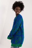 Casual Extended Cut Women's Sweater with Print