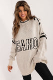Casual Long Printed Women's Sweater for Everyday Wear