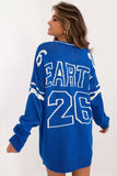 Long Printed Women's Sweater for Casual Everyday Style