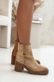 Eco Suede Women's Ankle Boots with Cozy Fleece Lining