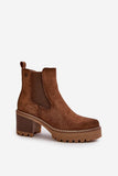 Stylish Eco Suede Women's Ankle Boots for Cold Weather
