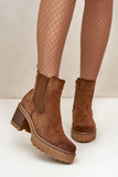 Stylish Eco Suede Women's Ankle Boots for Cold Weather