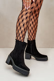Eco Suede Ankle Boots with Insulated Comfort & Zipper Closure