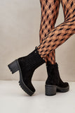 Eco Suede Ankle Boots with Insulated Comfort & Zipper Closure