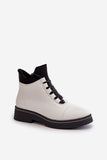 Eco-Leather Women's Boots with Warm Fleece Lining and Zip Closure