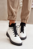 Eco-Leather Women's Boots with Warm Fleece Lining and Zip Closure