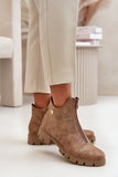 Stylish Eco Leather Ankle Boots for Comfort & Warmth