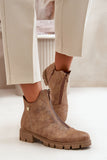 Stylish Eco Leather Ankle Boots for Comfort & Warmth