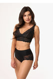 Elegant Lace-Trimmed Women's Breathable Panties in Gift Box