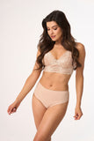Elegant Lace Trim Women's Comfort Panties for Everyday Wear