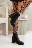 Eco Leather Women's Ankle Boots with Warm Lining and Zipper