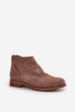 Stylish Eco Suede Women's Ankle Boots with Zipper Closure