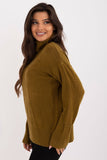 Textured Women's Turtleneck Sweater for Casual Wear