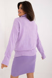 Textured Women's Turtleneck Sweater for Everyday Wear