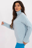 Textured Turtleneck Sweater for Everyday Casual Wear