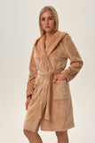 Plush Wrap Bathrobe for Cozy Evenings and Mornings