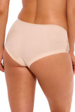 Elegant Higher-Cut Figs with Embroidery and Mesh Details