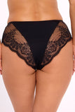 Elegant Lace Embellished Classic-Cut Panties with Bow